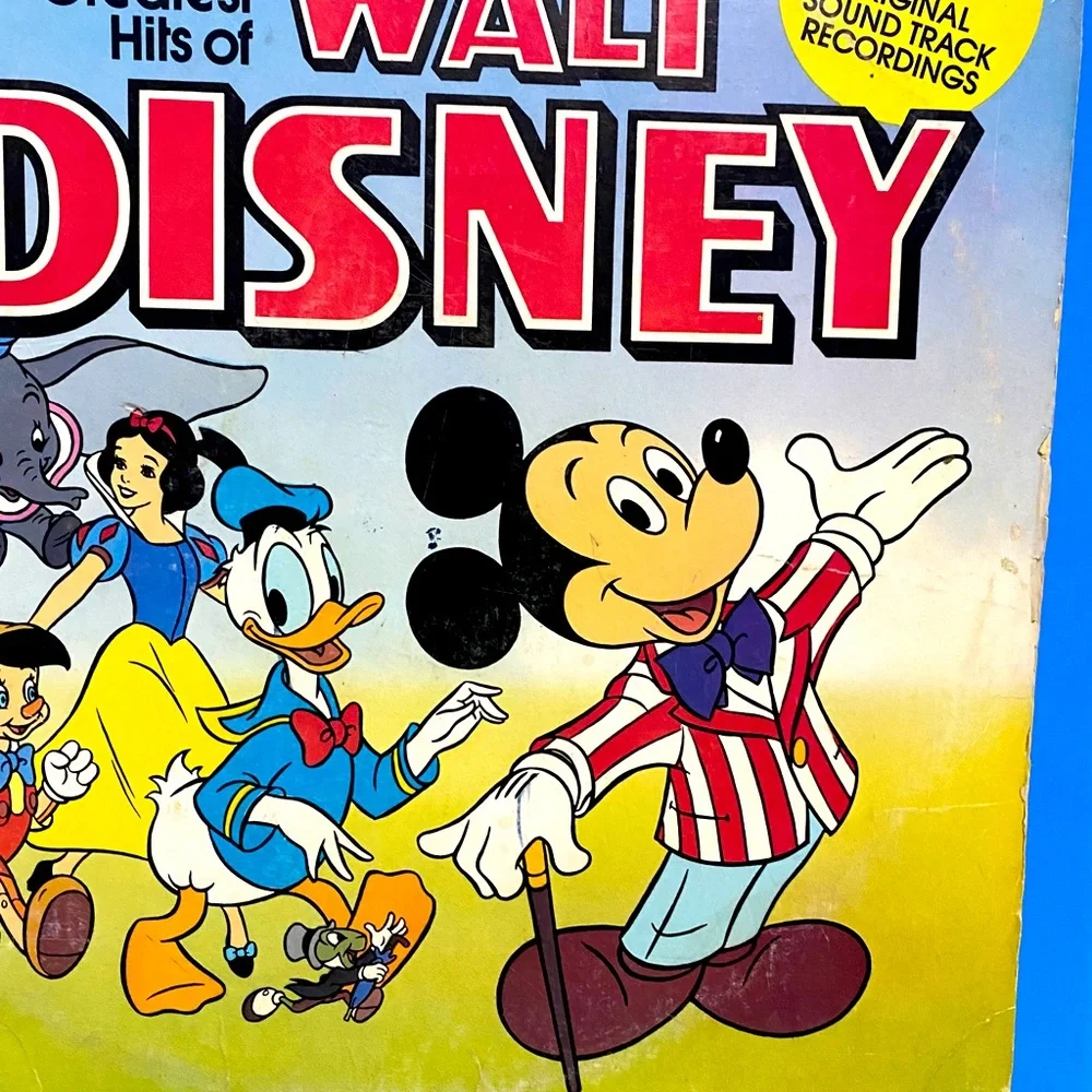 WALT DISNEY 1976 THE GREATEST HITS OF WALT DISNEY VINYL RECORD 24 SONGS RONCO - Picture 8 of 15